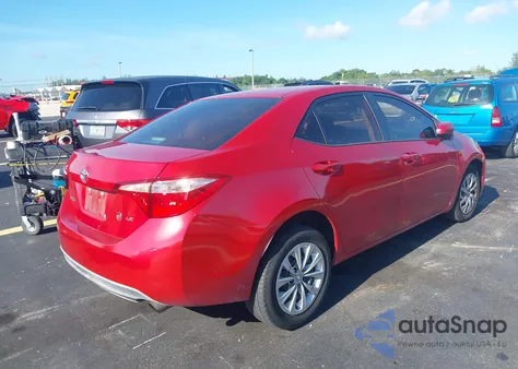 2017 Toyota Corolla Le z USA, uszkodzony, nr VIN 2T1BURHE4HC782385